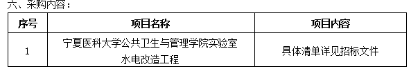 太阳集团tyc33455官网公共卫生与管理学院实验室水电改造工程招标公告